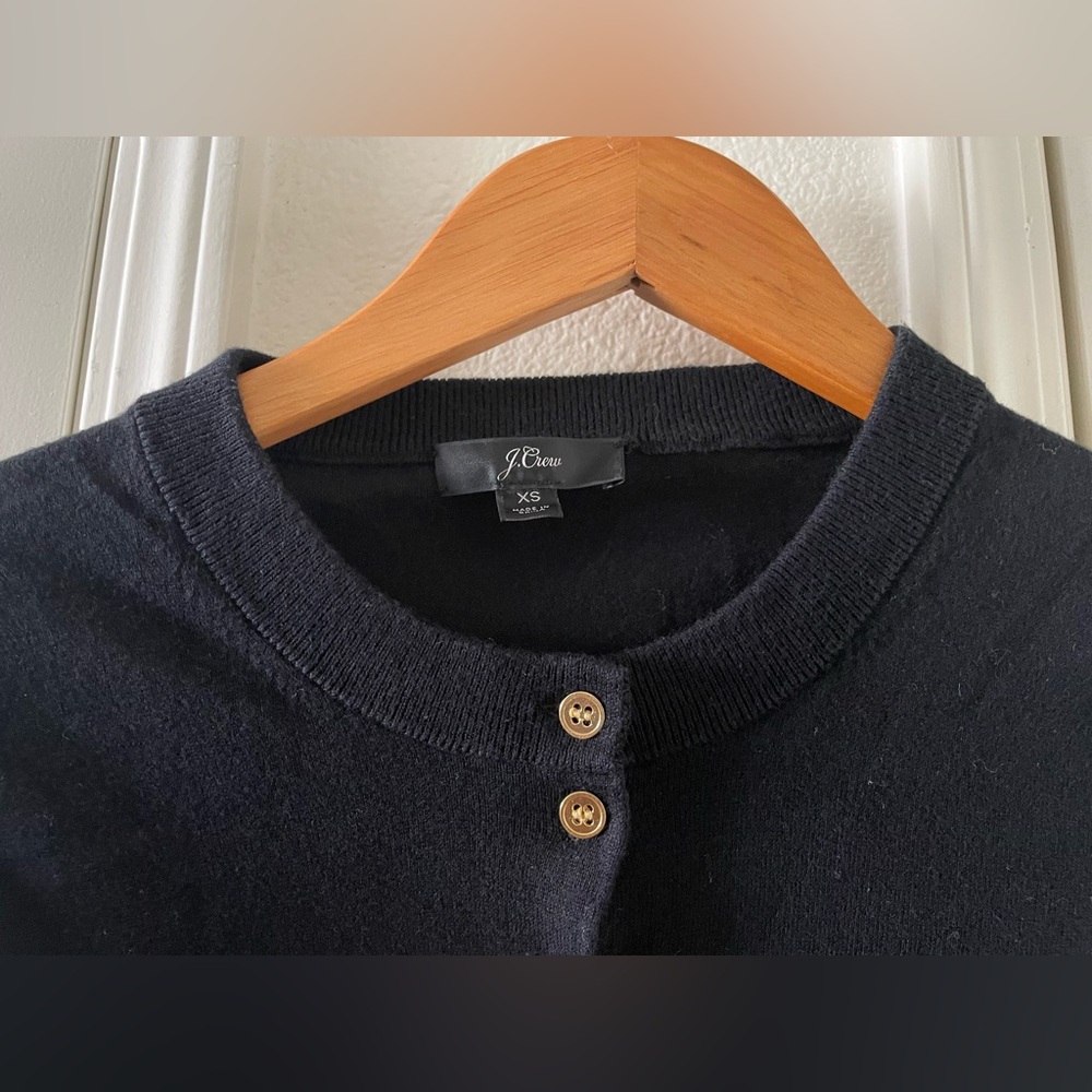 J.Crew black Cardigan sweater - Picture 4 of 4